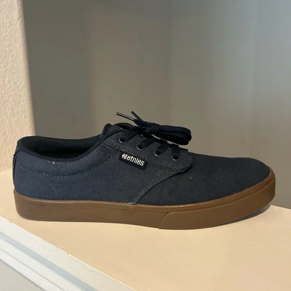 Etnies Jameson 2 Eco Navy Gum Skate Shoes Cork Insole Mens Size 7 - Picture 4 of 9